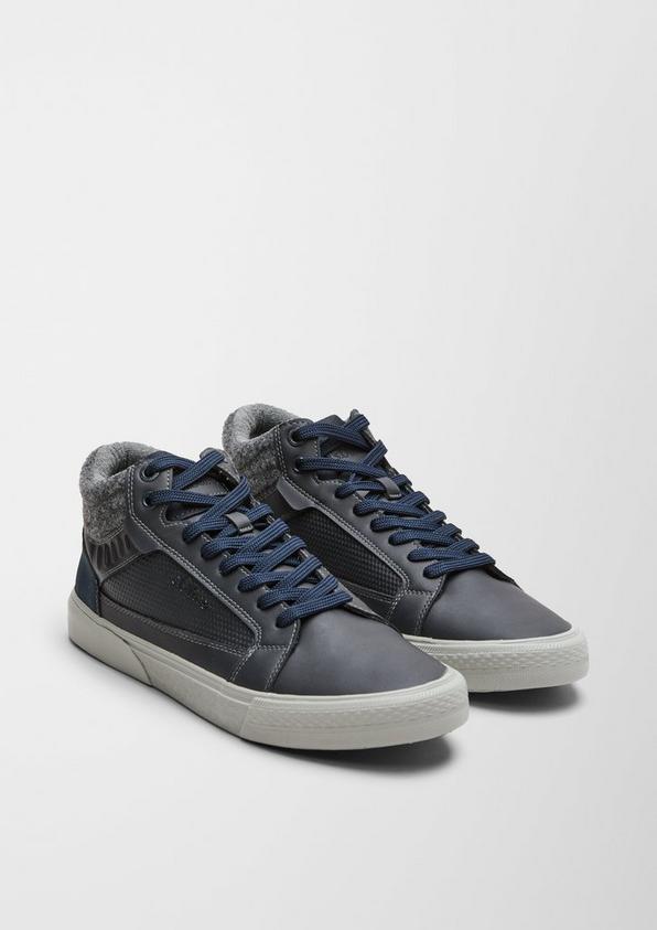 S.Oliver High Sneaker im Materialmix Auslauf