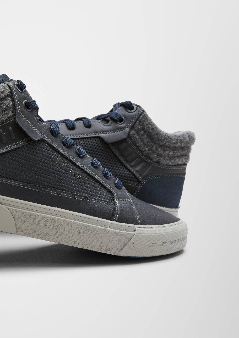 S.Oliver High Sneaker im Materialmix Auslauf