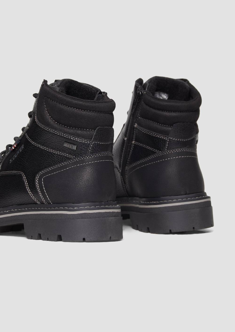 S.Oliver Stiefel in Leder-Optik Kostenloser Versand
