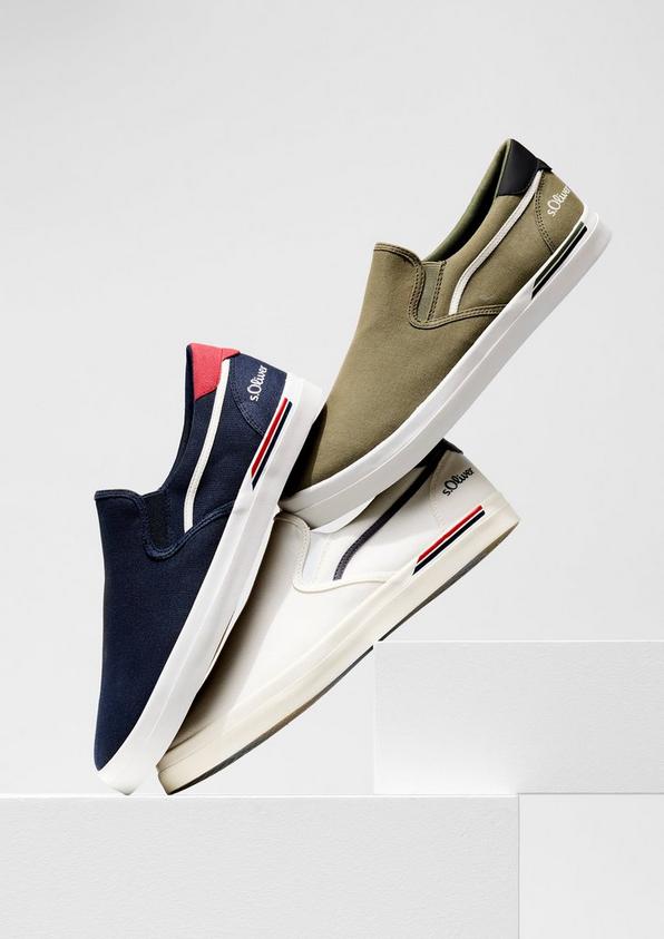 S.Oliver Textil-Slipper mit Gummisohle und Logo-Detail Großer Ausverkauf