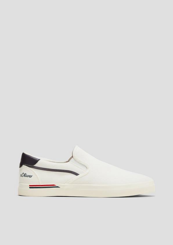 S.Oliver Textil-Slipper mit Gummisohle und Logo-Detail Flash Sale