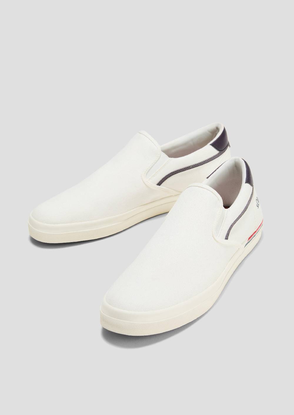 S.Oliver Textil-Slipper mit Gummisohle und Logo-Detail Flash Sale