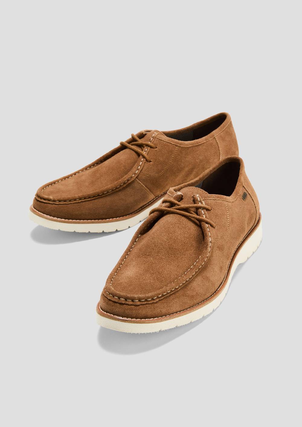 S.Oliver Slipper aus Leder mit Ziernähten Online Shopping