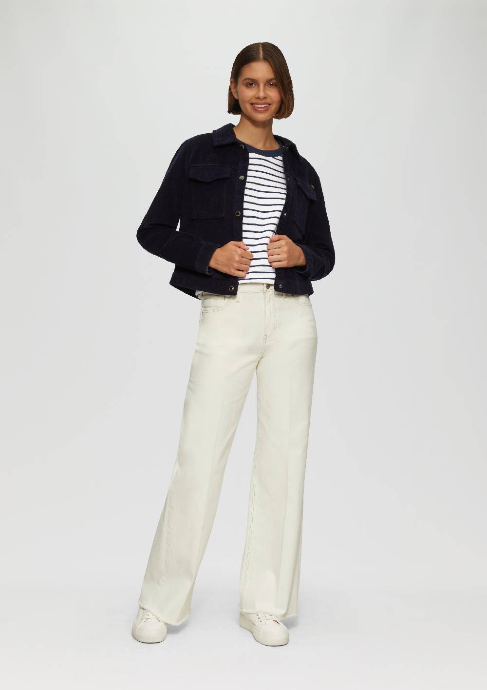 S.Oliver Ringelshirt mit Stickerei Top Angebot