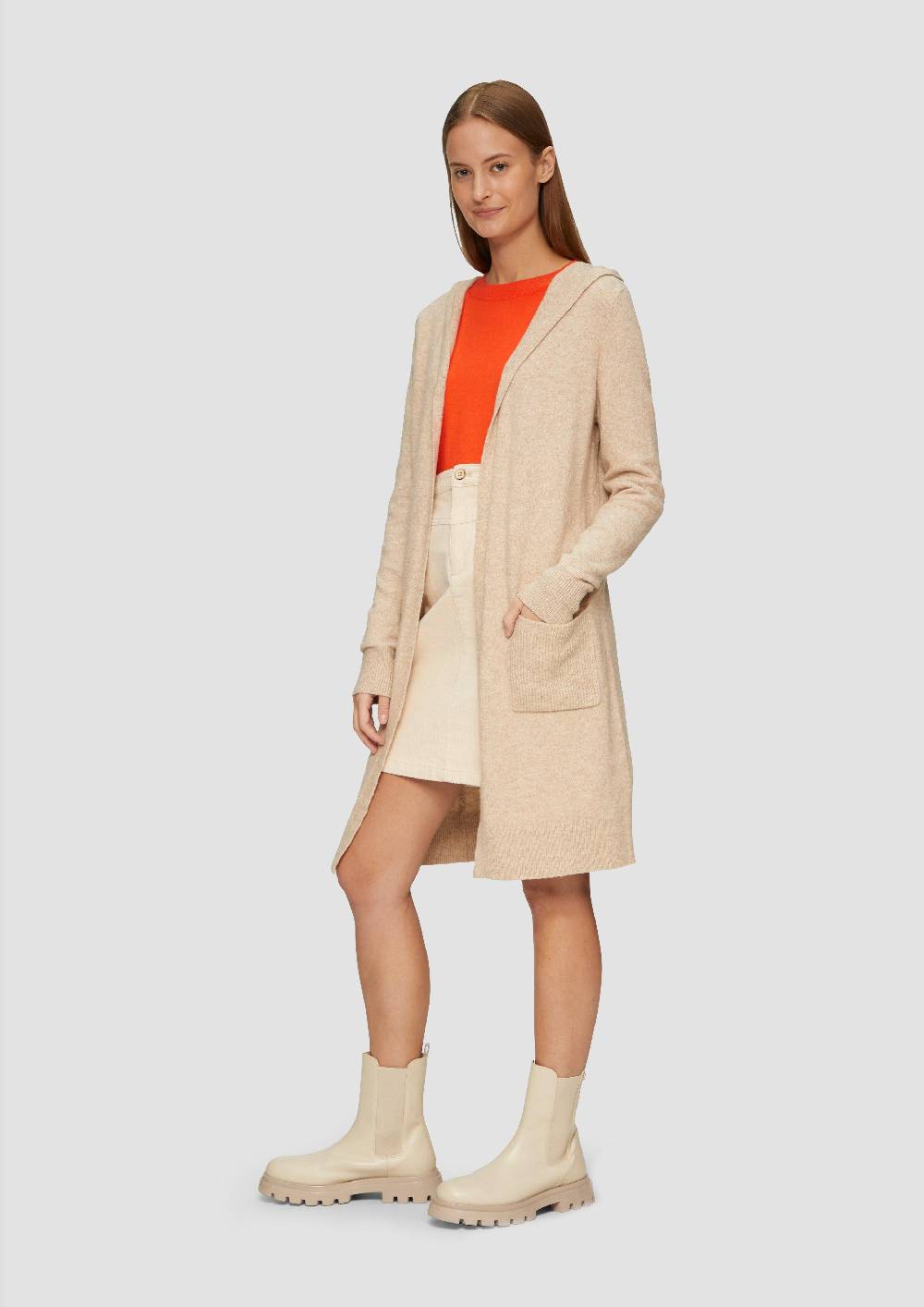 S.Oliver Long-Cardigan mit Kapuze Neuheiten