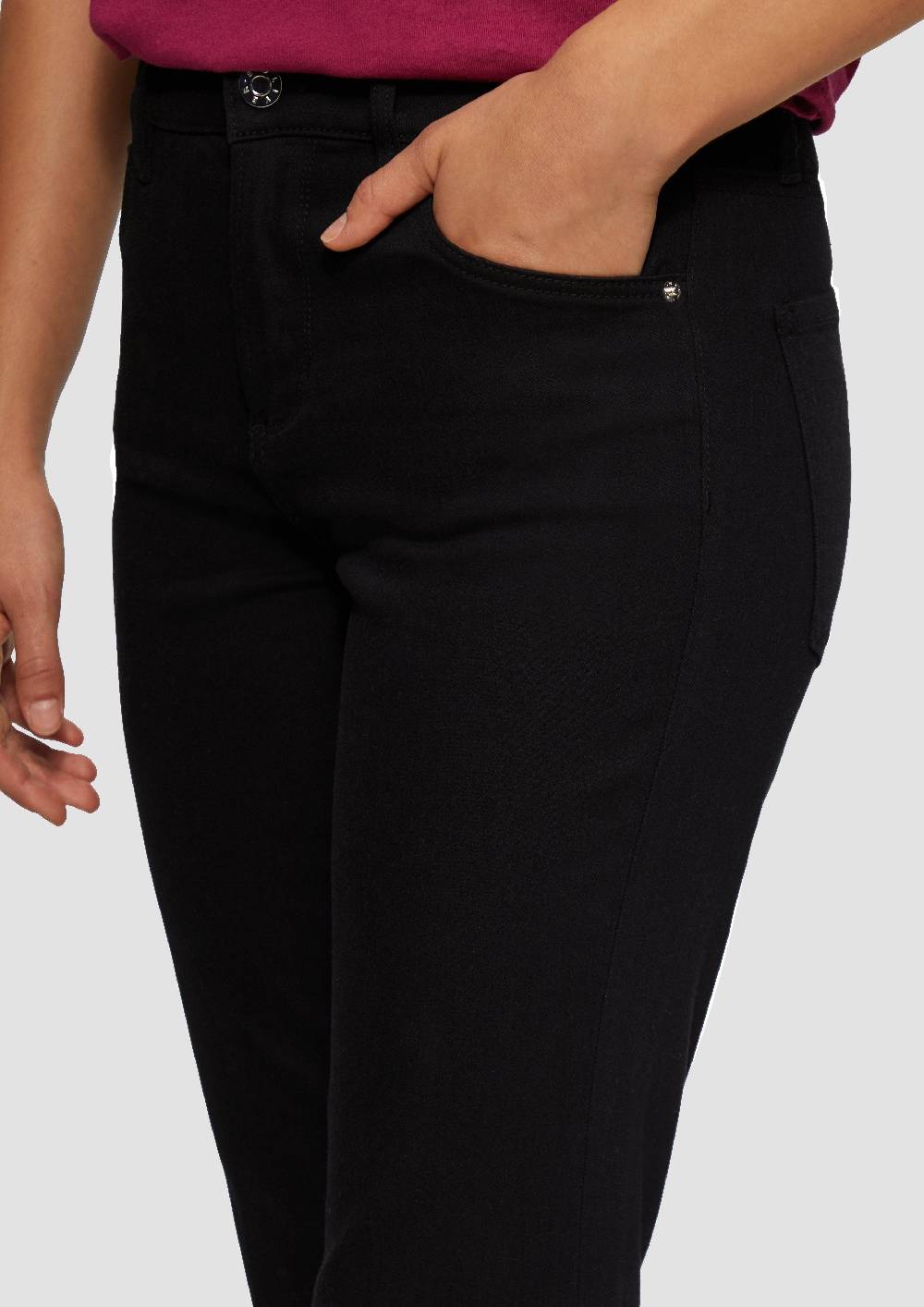 S.Oliver Cropped Jeans / Regular Fit / Mid Rise / Flared Leg Tägliche Deals