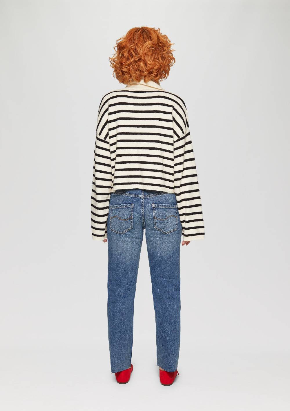 S.Oliver Cropped-Jeans Catie / Slim Fit / Mid Rise / Straight Leg Riesige Ersparnisse
