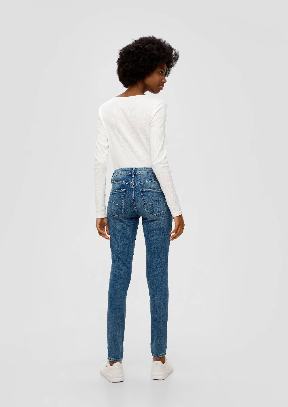 S.Oliver Sadie Jeans / Skinny Fit / Mid Rise / Skinny Leg / Baumwollstretch Kostenlose Rückgabe