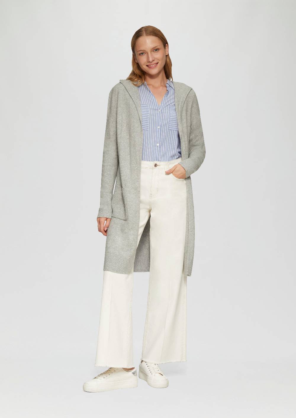 S.Oliver Long-Cardigan mit Kapuze JETZT KAUFEN