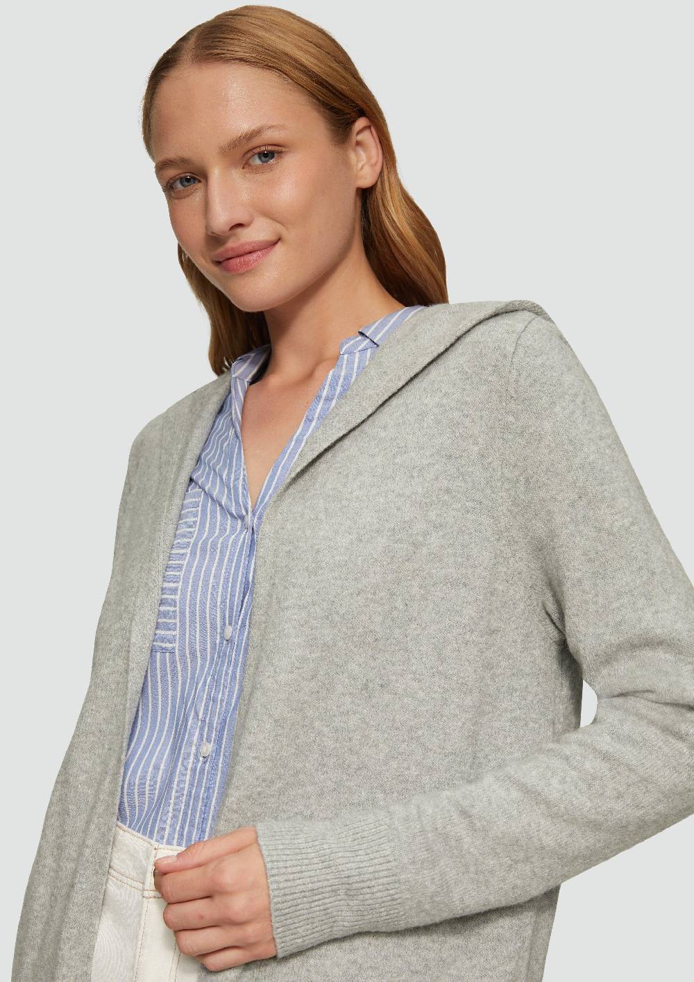 S.Oliver Long-Cardigan mit Kapuze JETZT KAUFEN