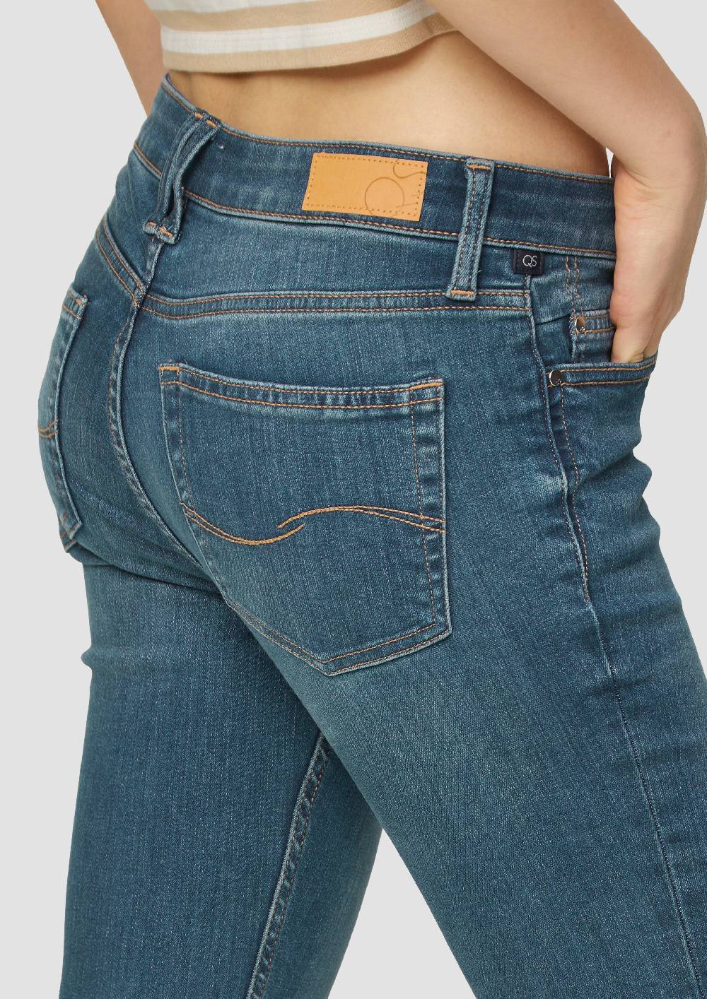 S.Oliver Ankle-Jeans Sadie / Mid Rise / Skinny Leg / Super Stretch Nur noch ein Tag übrig