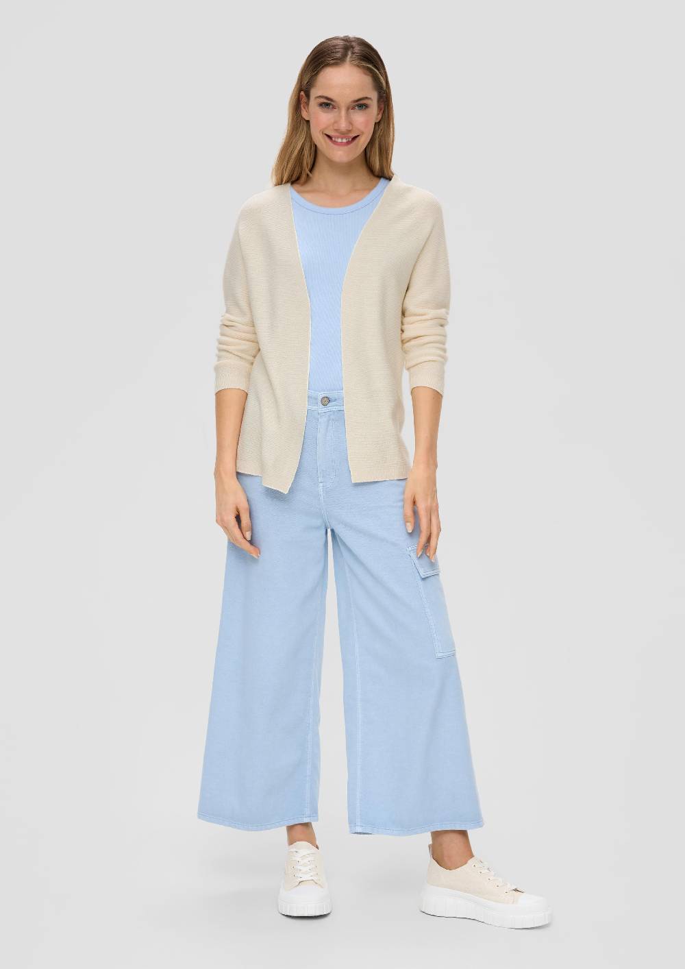 S.Oliver Strickjacke aus Viskosemix Clearance-Verkauf
