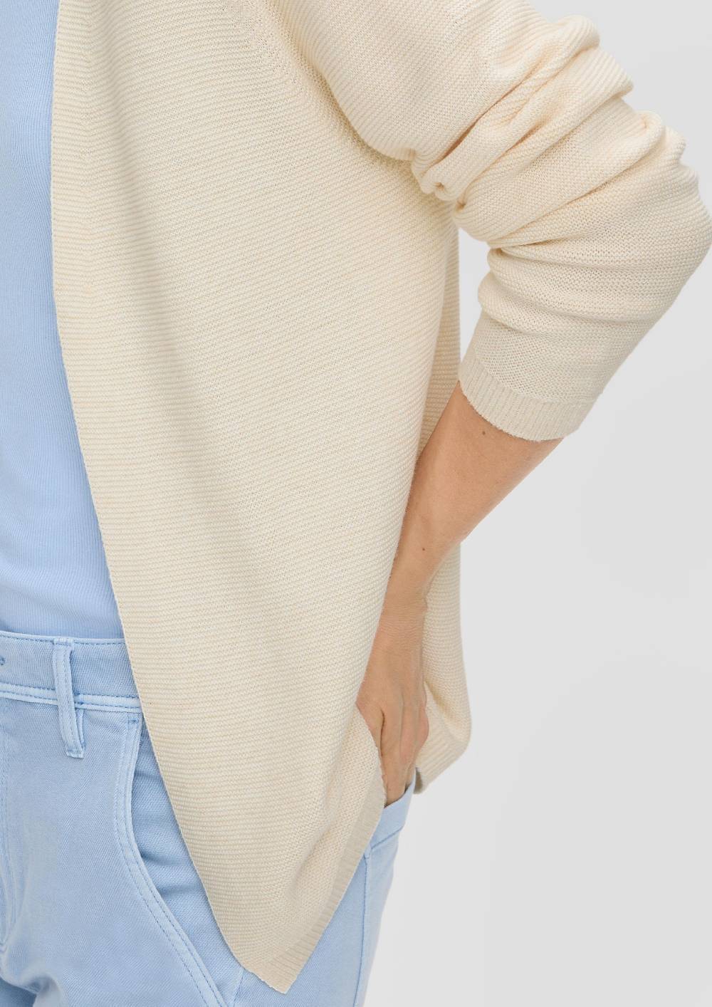 S.Oliver Strickjacke aus Viskosemix Clearance-Verkauf