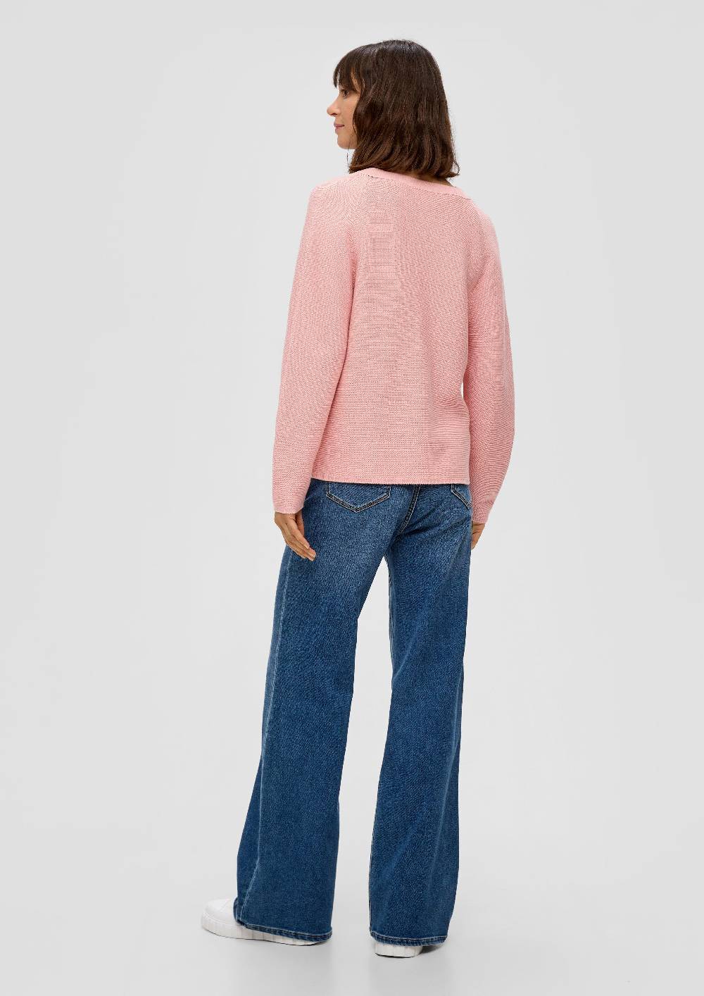 S.Oliver Strickpullover mit V-Ausschnitt Im Verkauf