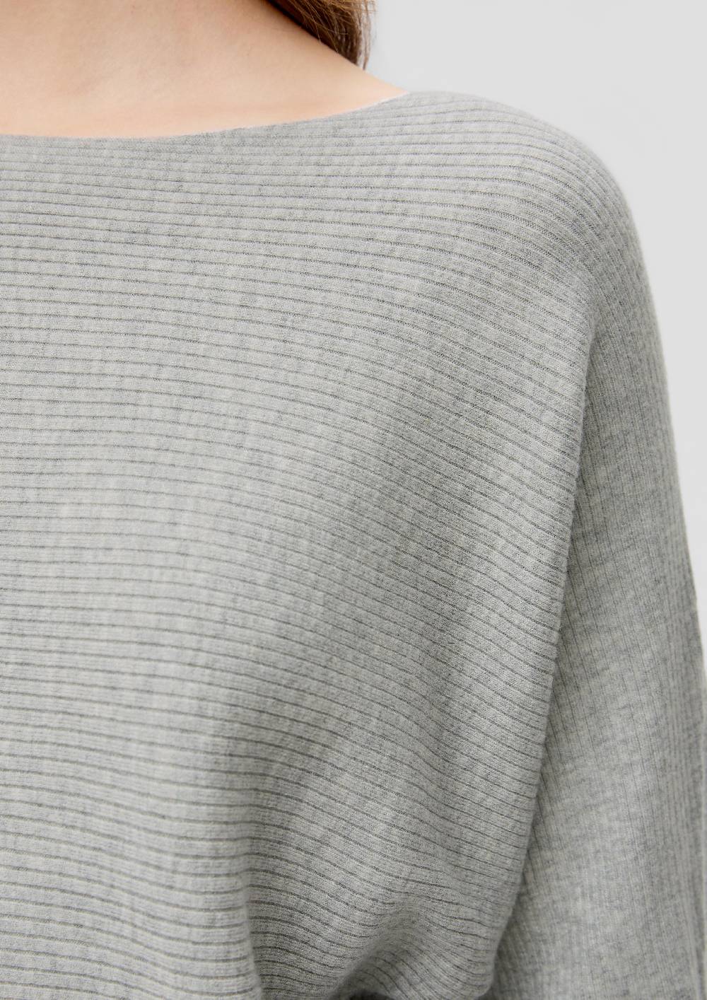 S.Oliver Rippstrickpulli mit Fledermausarm 50% Rabatt für begrenzte Zeit