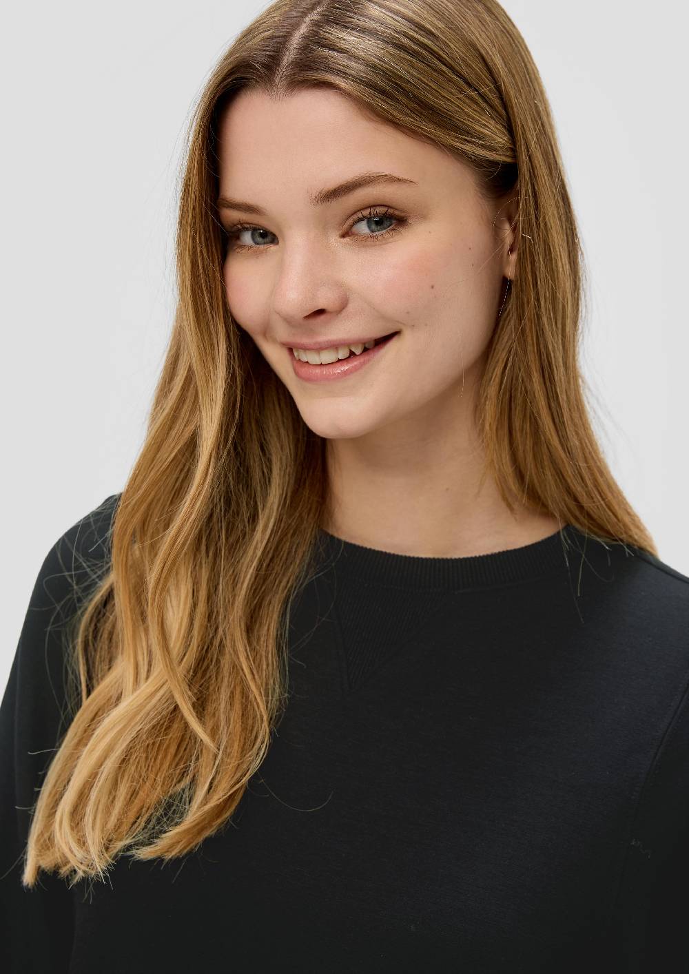 S.Oliver Sweatshirt aus Interlockjersey Hotsell