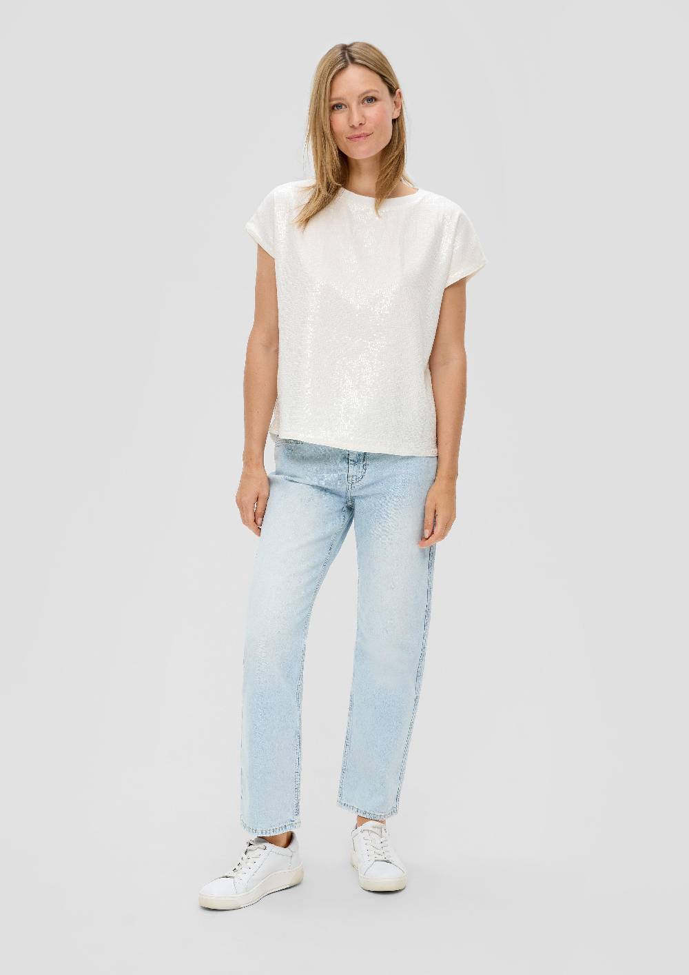 S.Oliver Cropped-Jeans Karolin / Regular Fit / Mid Rise / Straight Leg Blitzverkäufe