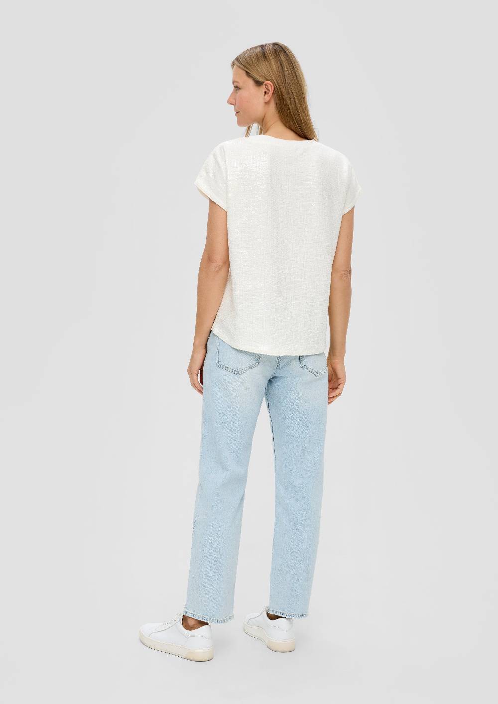 S.Oliver Cropped-Jeans Karolin / Regular Fit / Mid Rise / Straight Leg Blitzverkäufe