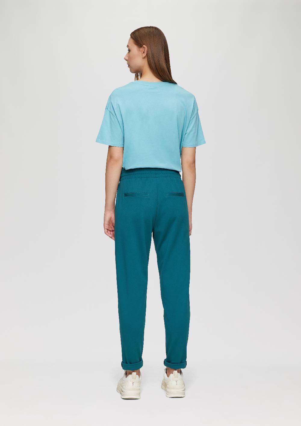 S.Oliver Hose aus Interlock-Jersey mit schmal zulaufendem Bein Kostenloser Versand
