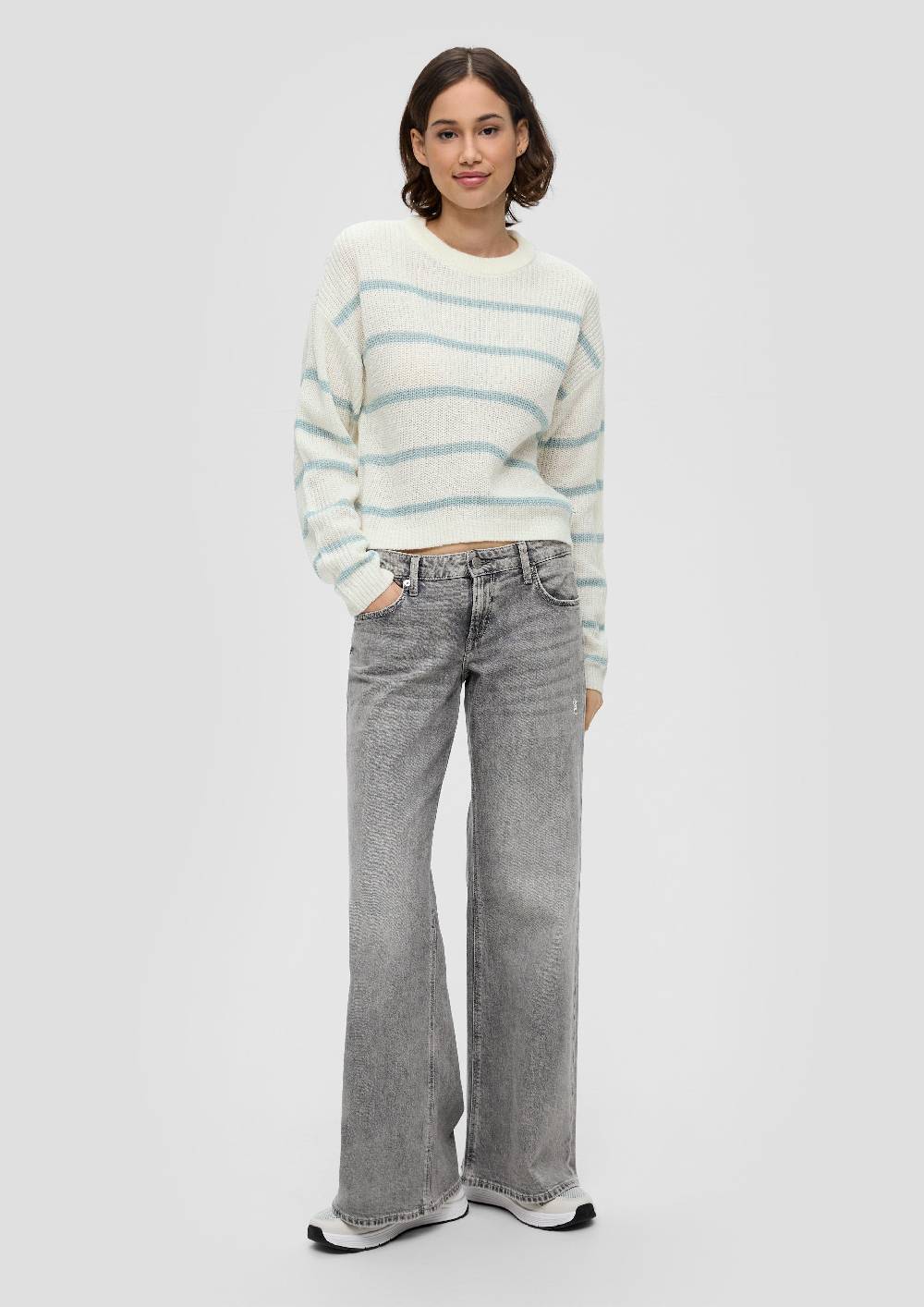 S.Oliver Leichter Sommerstrickpullover im Relaxed Fit Sonderangebot