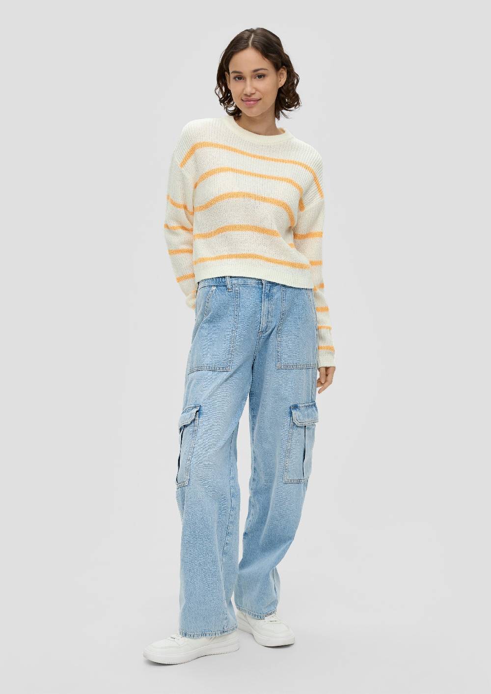 S.Oliver Leichter Sommerstrickpullover im Relaxed Fit Rabatt