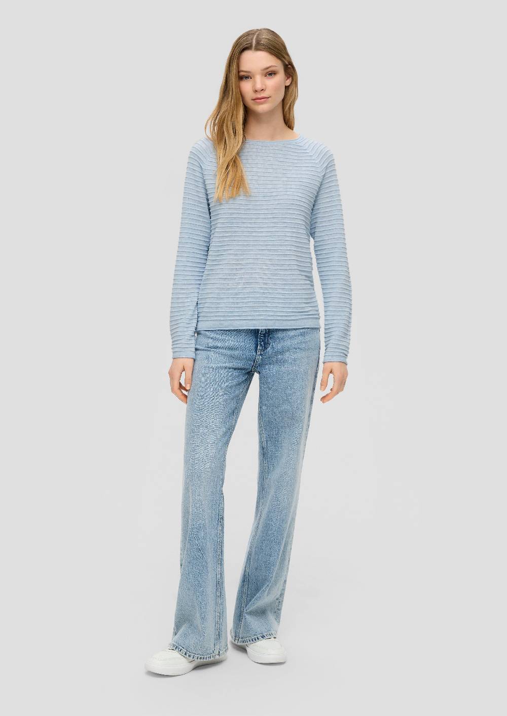 S.Oliver Strickpullover mit Streifen-Optik Großer Ausverkauf