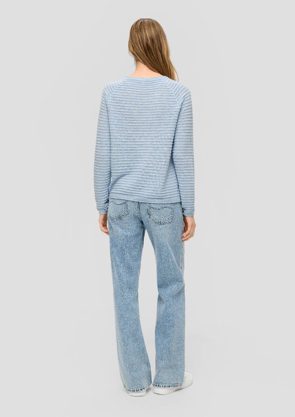 S.Oliver Strickpullover mit Streifen-Optik Großer Ausverkauf