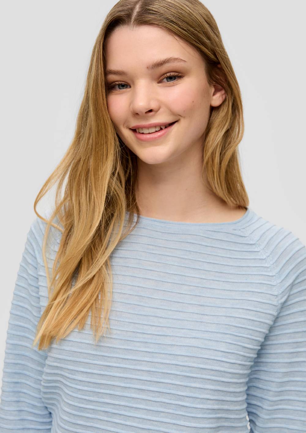 S.Oliver Strickpullover mit Streifen-Optik Großer Ausverkauf