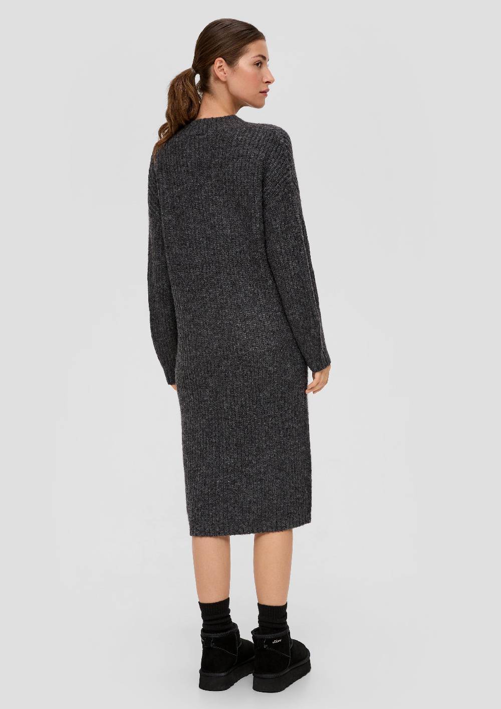 S.Oliver Midi-Kleid aus Strick Begrenztes Angebot