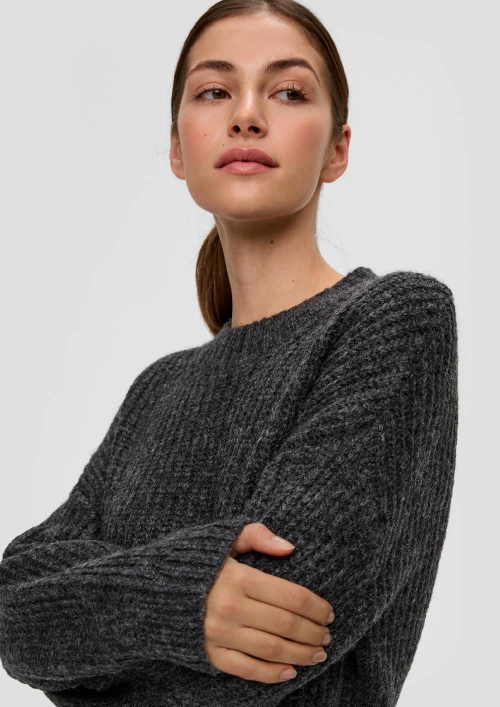 S.Oliver Midi-Kleid aus Strick Begrenztes Angebot