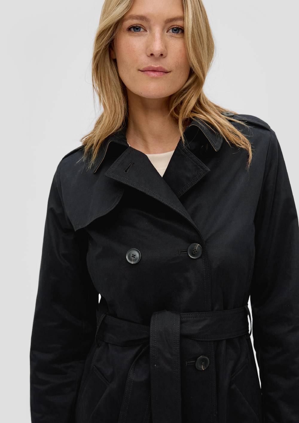 S.Oliver Langer Trench-Coat Preisnachlass