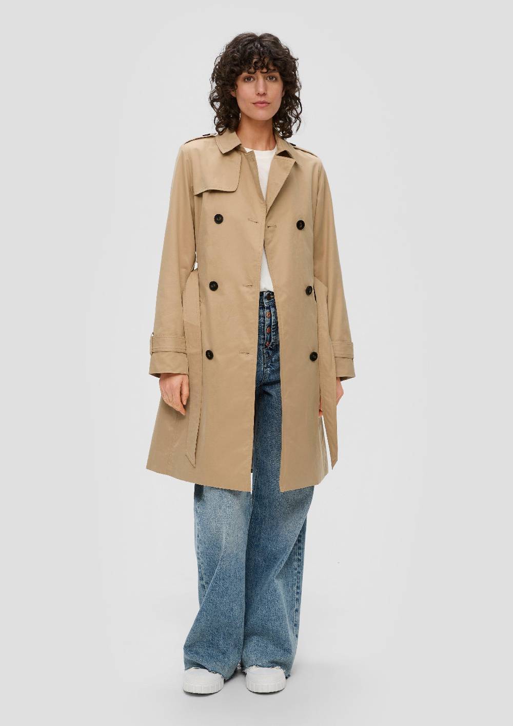 S.Oliver Langer Trench-Coat Saisonschlussverkauf
