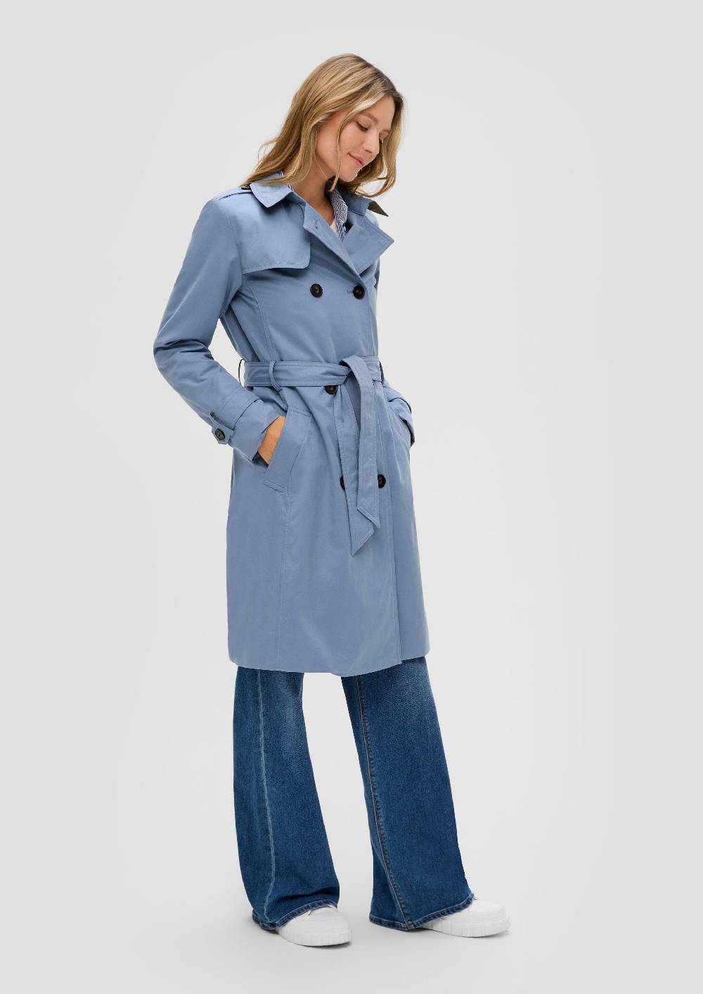 S.Oliver Langer Trench-Coat Black Friday