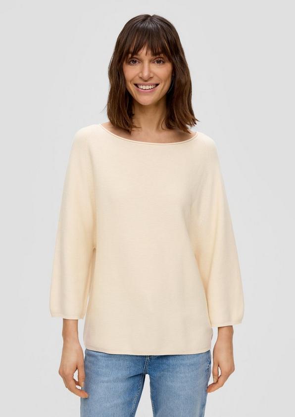 S.Oliver Strickpullover mit weiten Ärmeln Cyber Monday