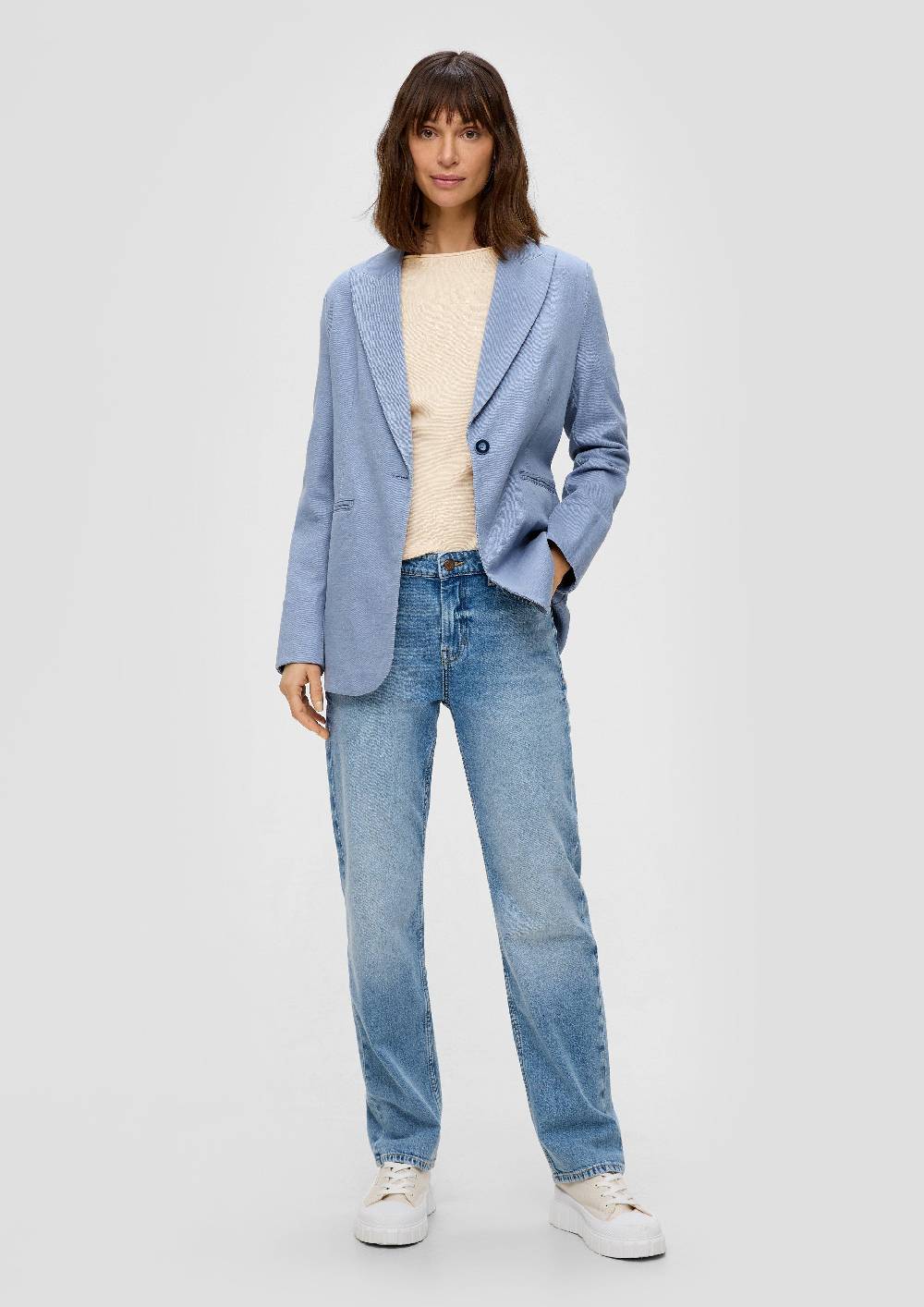 S.Oliver Strickpullover mit weiten Ärmeln Cyber Monday