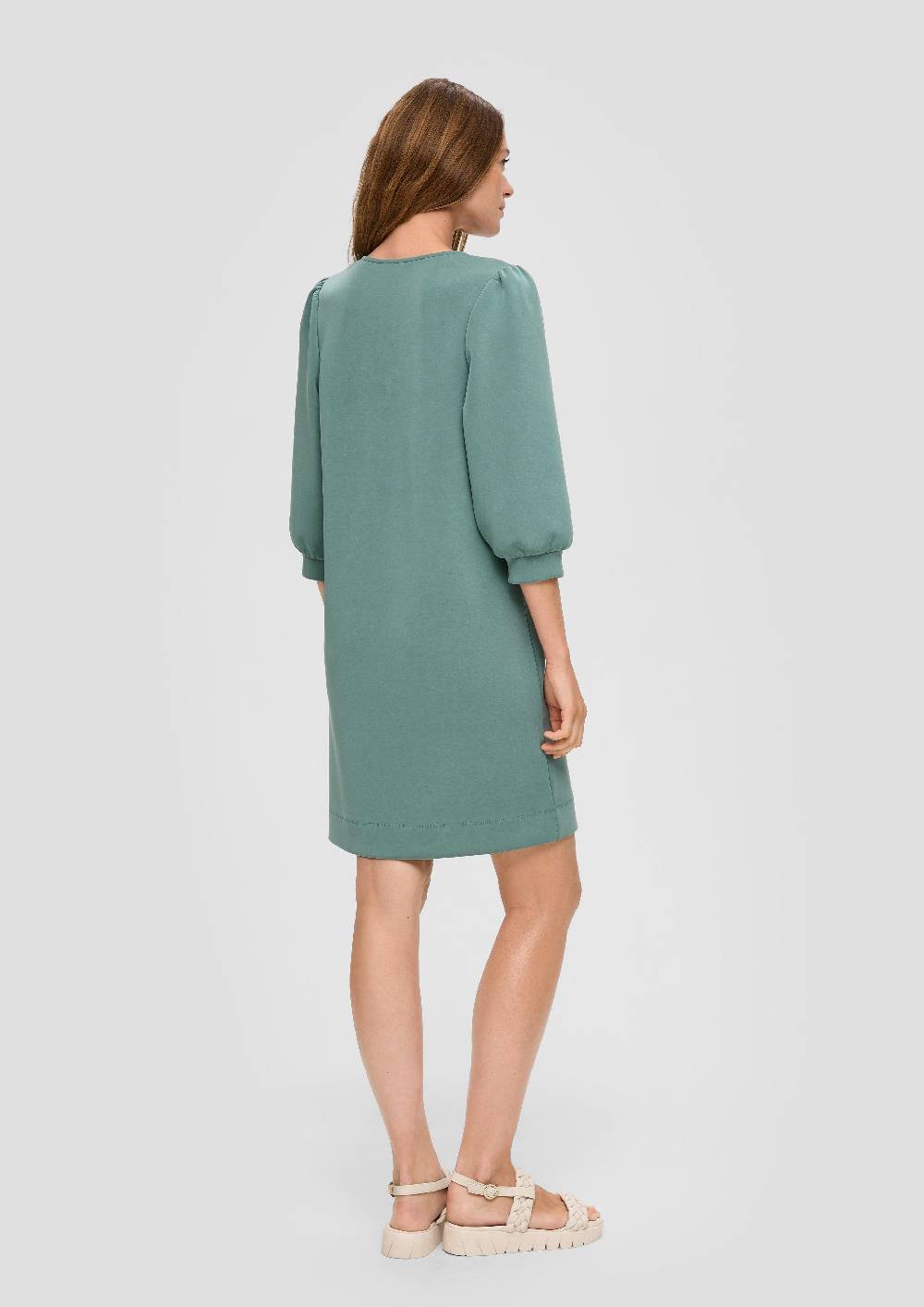 S.Oliver Softshell-Kleid mit V-Ausschnitt Osterangebot