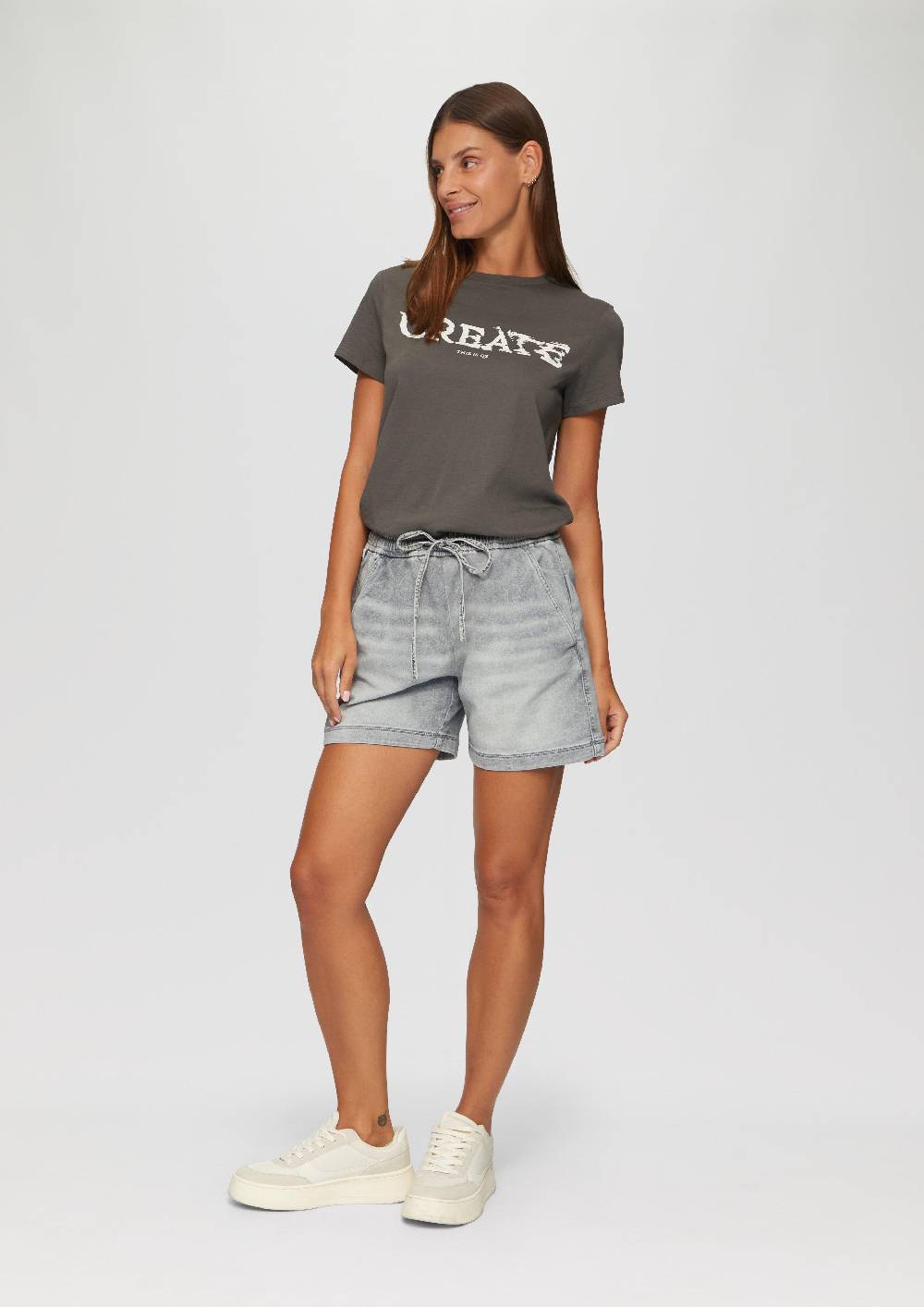 S.Oliver Jeans-Short / Mid Rise / Elastikbund Muttertagsangebot