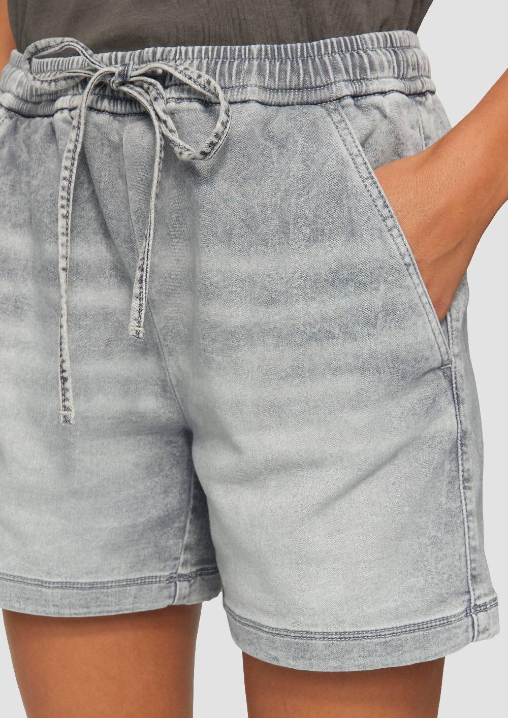 S.Oliver Jeans-Short / Mid Rise / Elastikbund Muttertagsangebot