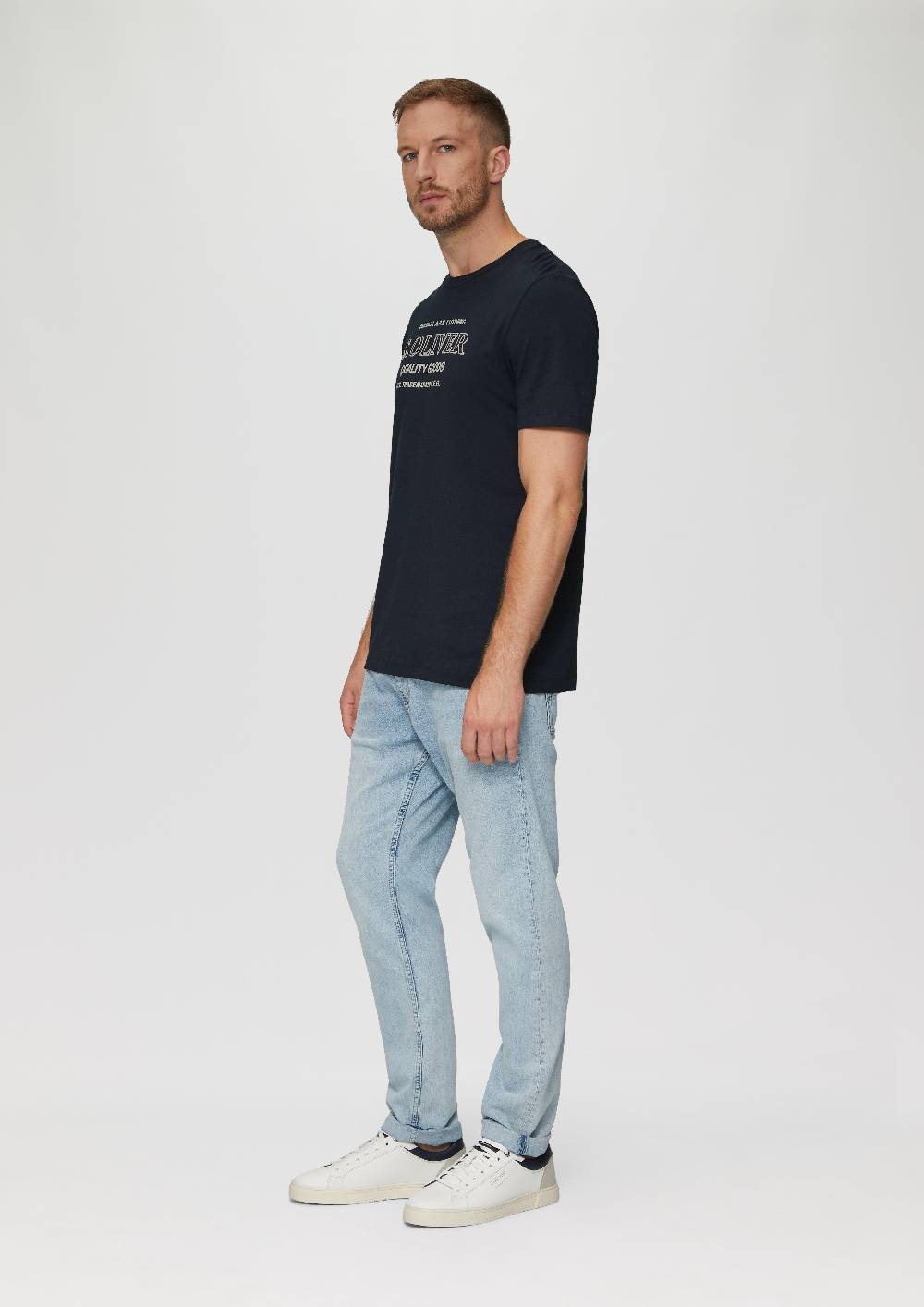 S.Oliver T-Shirt mit Logo-Motiven aus reiner Baumwolle Neuheiten