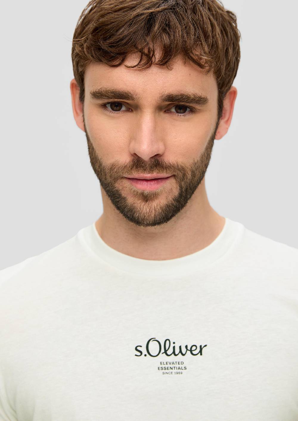 S.Oliver T-Shirt mit Logo-Print Räumungsverkauf
