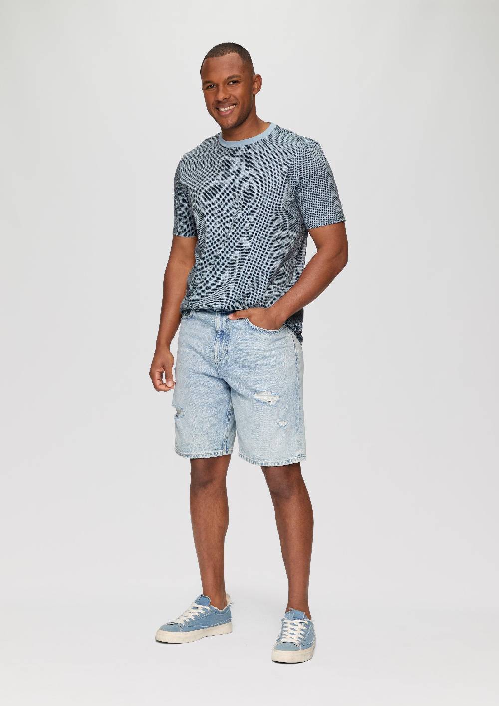 S.Oliver T-Shirt mit All-over-Print Riesige Ersparnisse