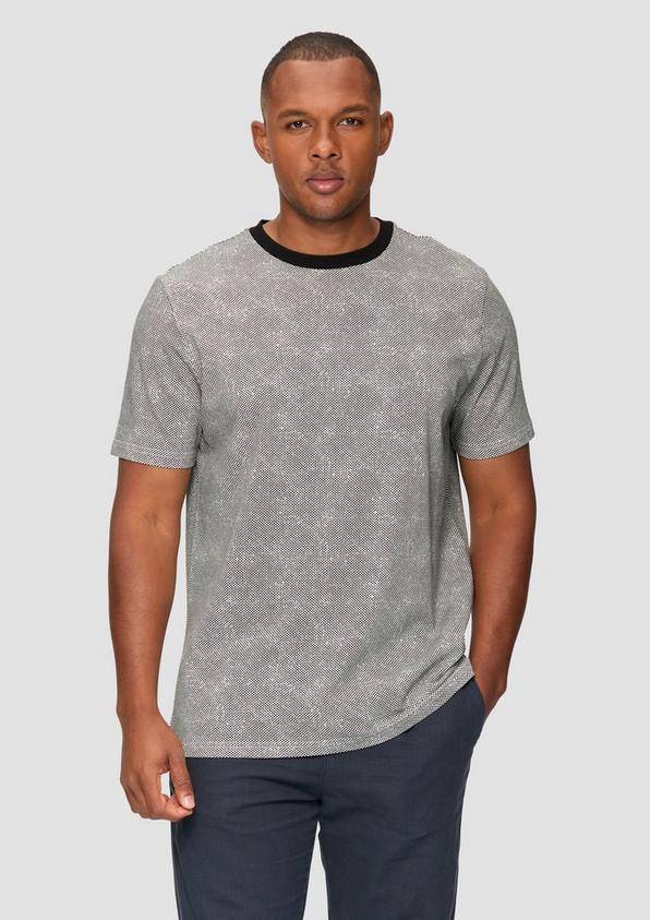 S.Oliver T-Shirt mit All-over-Print VIP-Rabatte