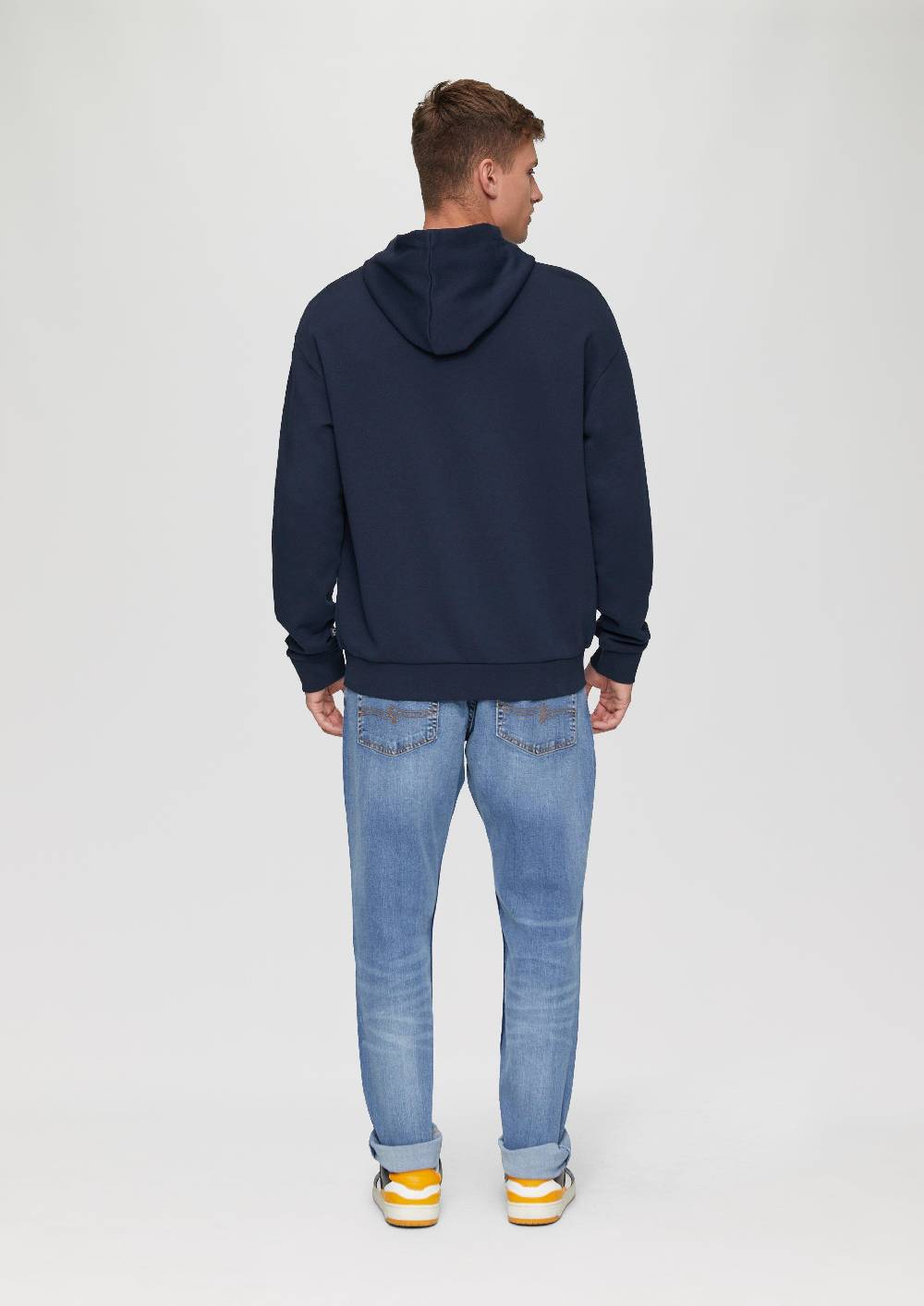 S.Oliver Sweatshirt-Jacke mit Print-Detail Tiefpreis