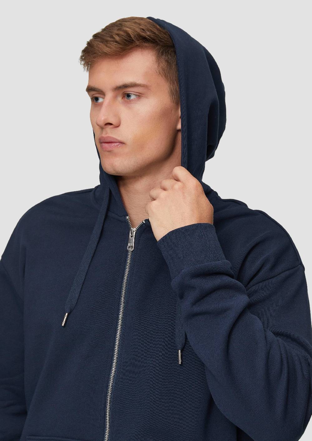 S.Oliver Sweatshirt-Jacke mit Print-Detail Tiefpreis