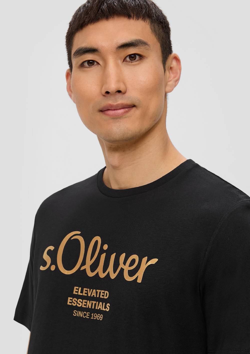 S.Oliver T-Shirt aus Baumwolle mit Label-Print Wochenangebot
