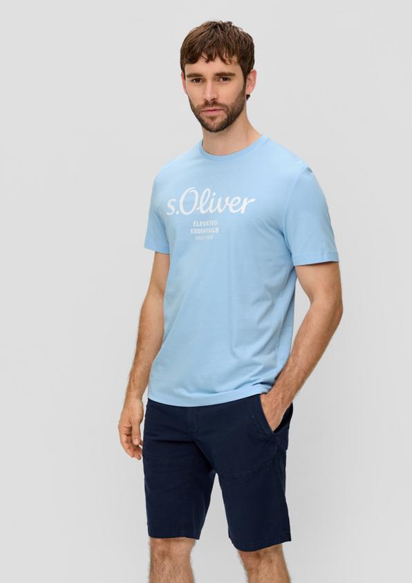 S.Oliver T-Shirt aus Baumwolle mit Label-Print Kostenlose Rückgabe