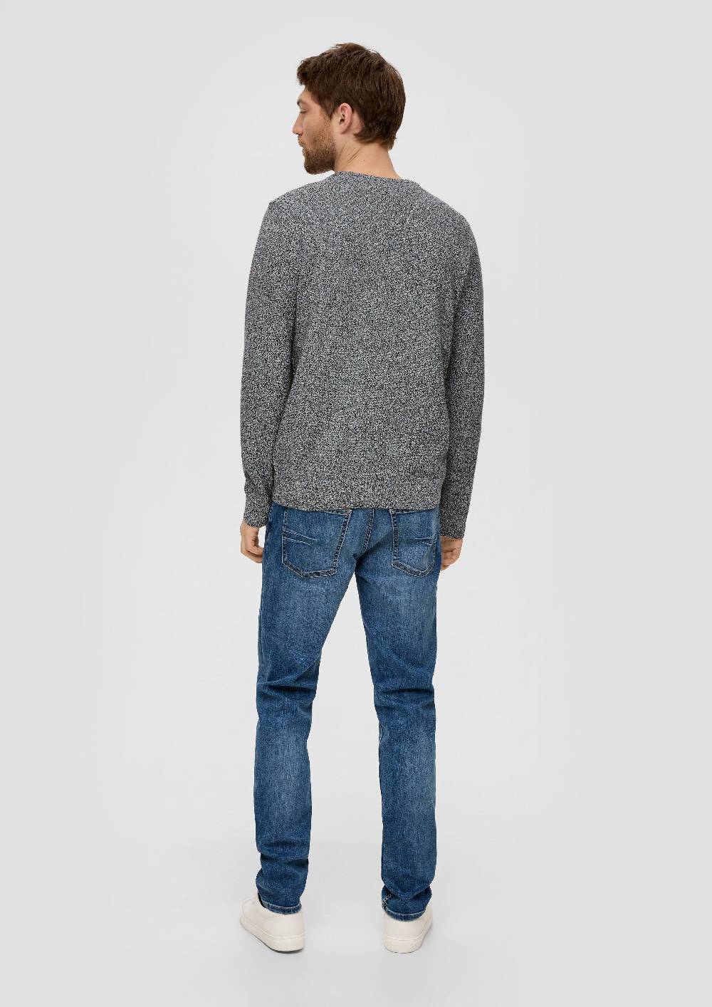 S.Oliver Feinstrickpullover mit Crew Neck Begrenzte Freigabe