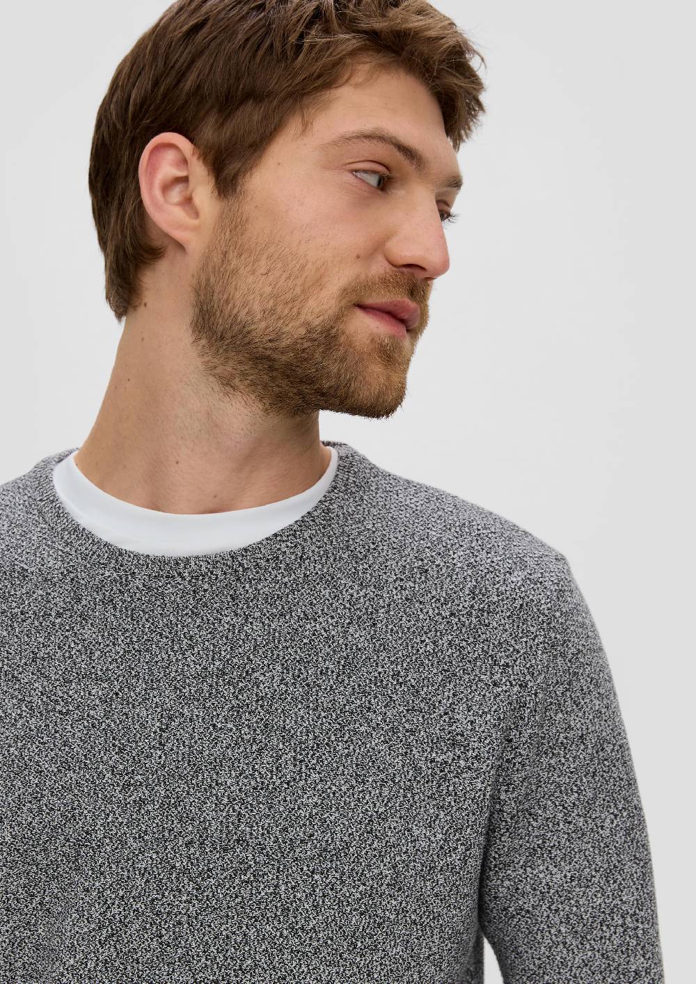 S.Oliver Feinstrickpullover mit Crew Neck Begrenzte Freigabe