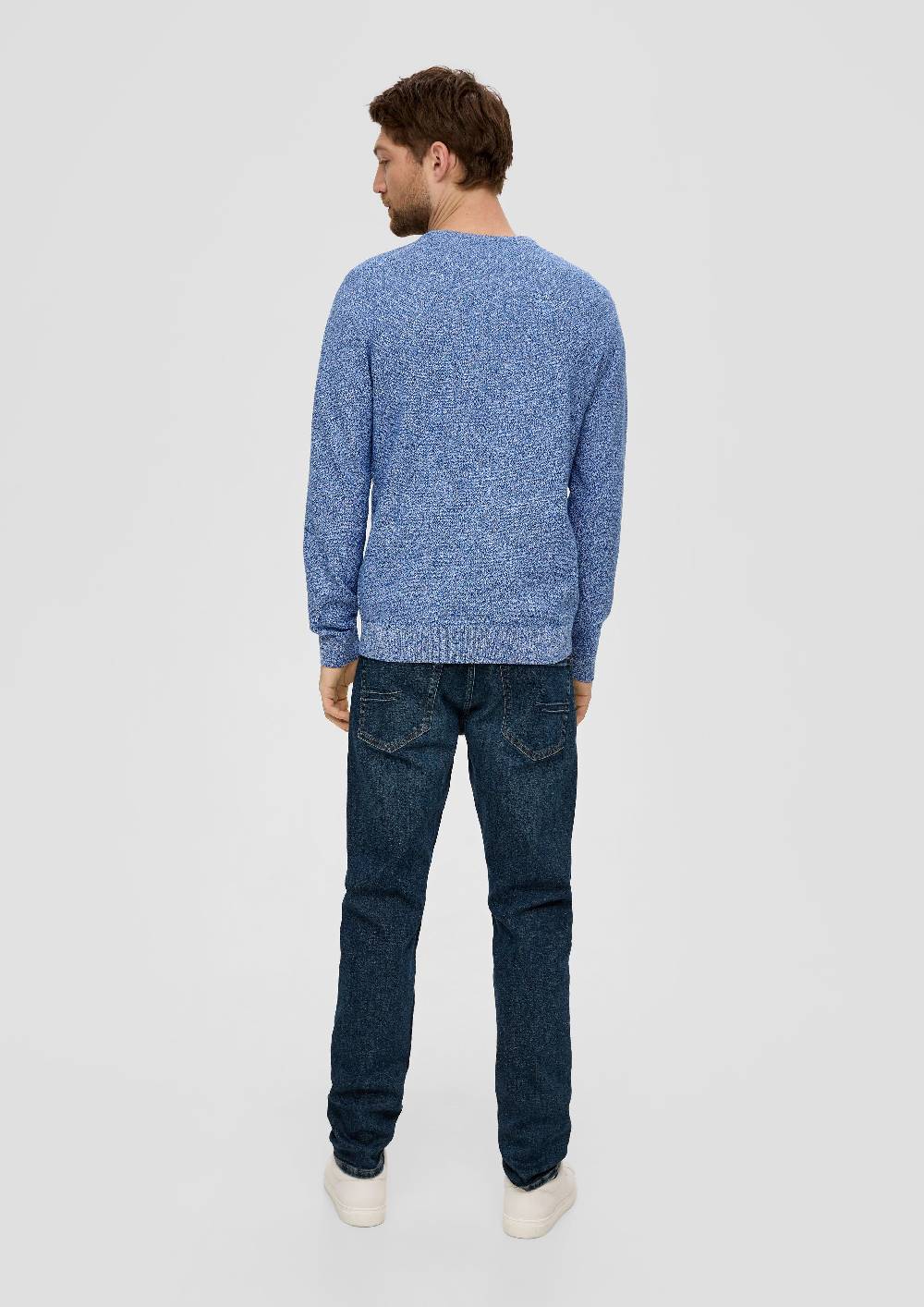 S.Oliver Feinstrickpullover mit Crew Neck Letzte 3 Tage