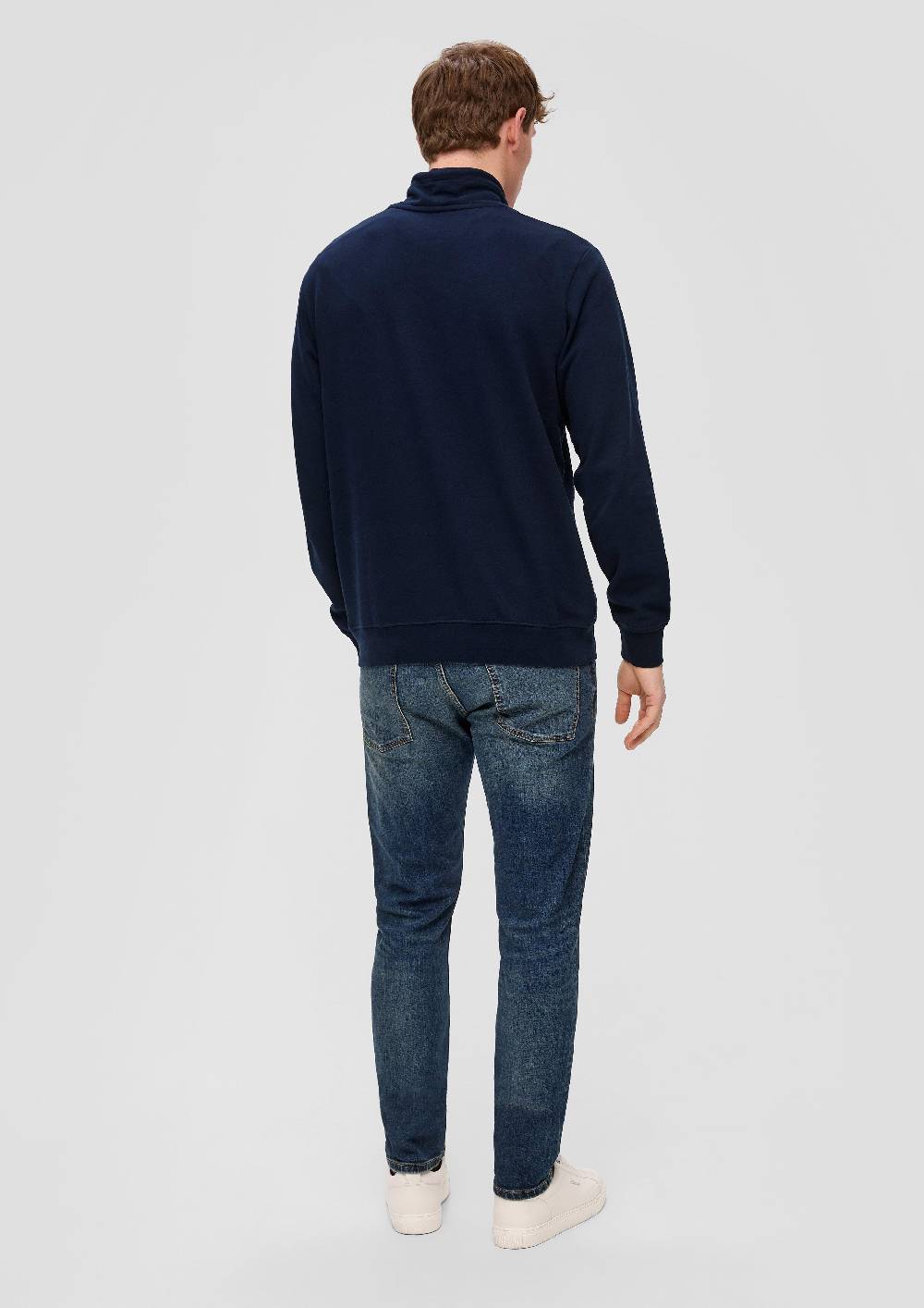 S.Oliver Sweatshirt mit Logo-Print Letzte 2 Tage